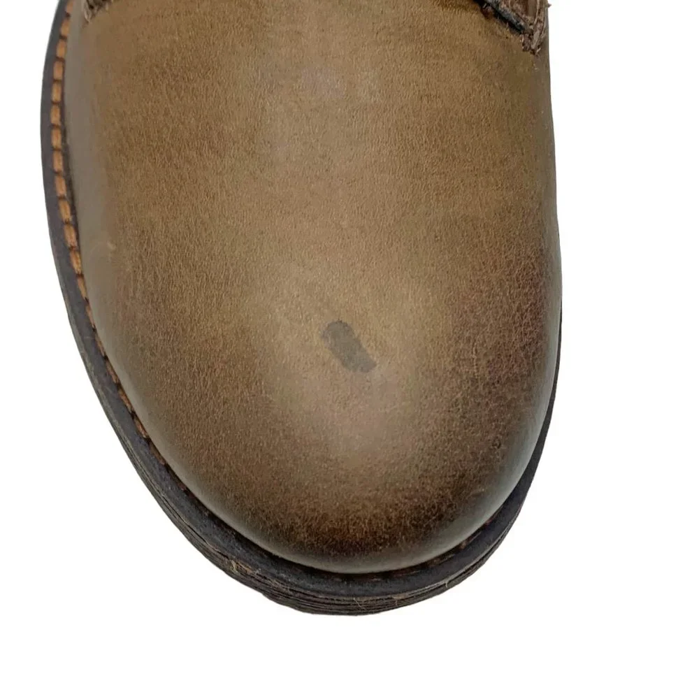 MJUS Taupe Calfskin Leather Zip‎ Ankle Boots